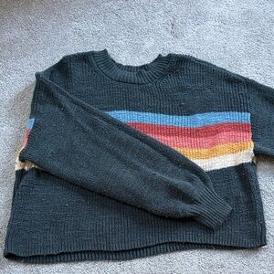 American Eagle Outfitters Gray Knit Sweater